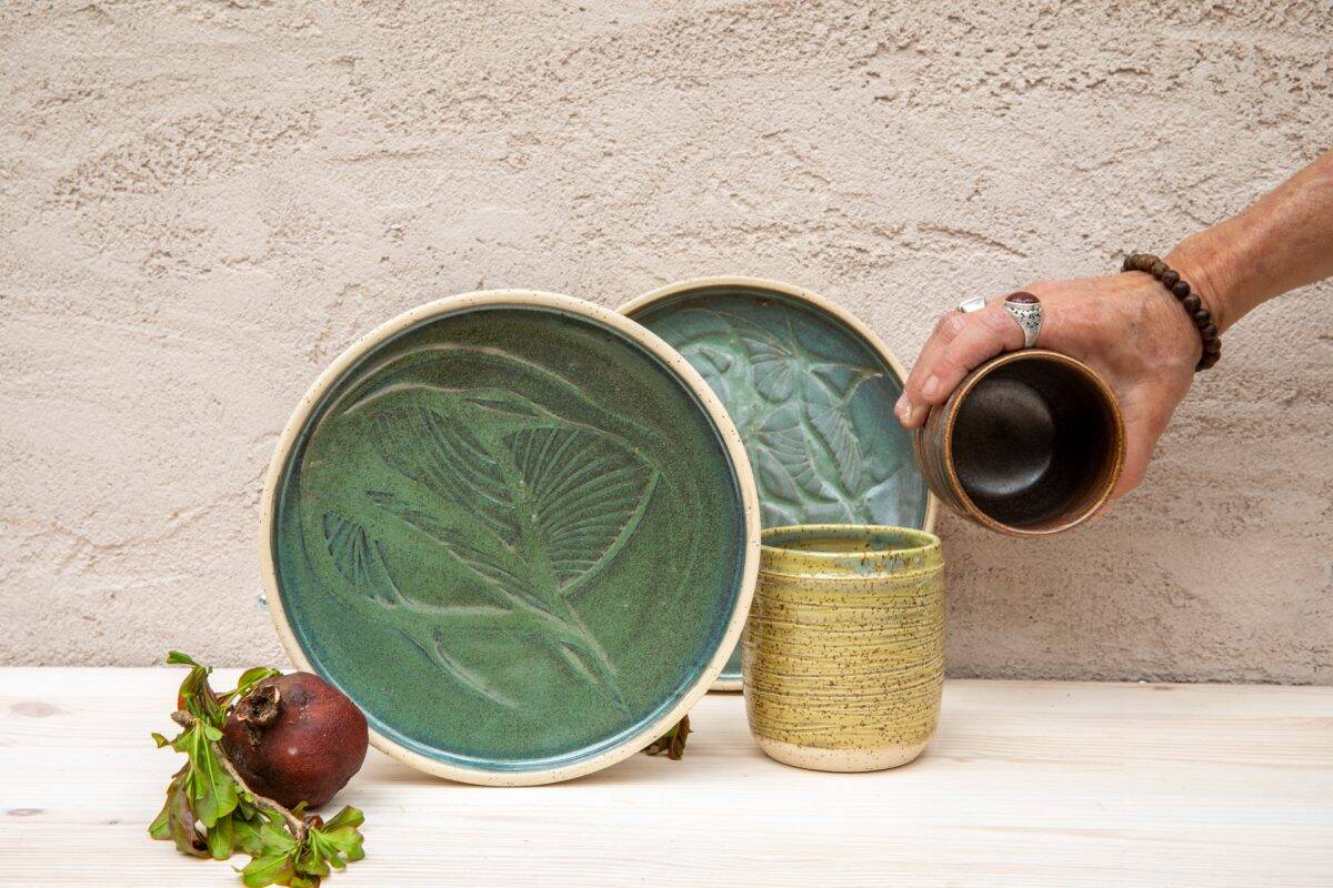 צלחות פרא ירוקות