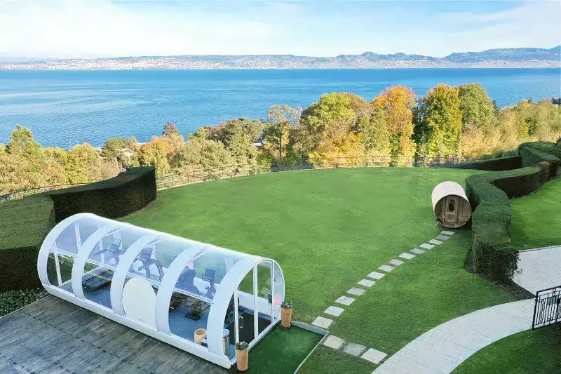 HR Spa nature Evian © Edouard Guibaud from above