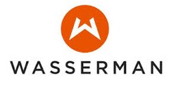 A modern Wasserman logo featuring a bold orange circle with a white "W" symbol inside, representing the brand’s dynamic and innovative identity.
