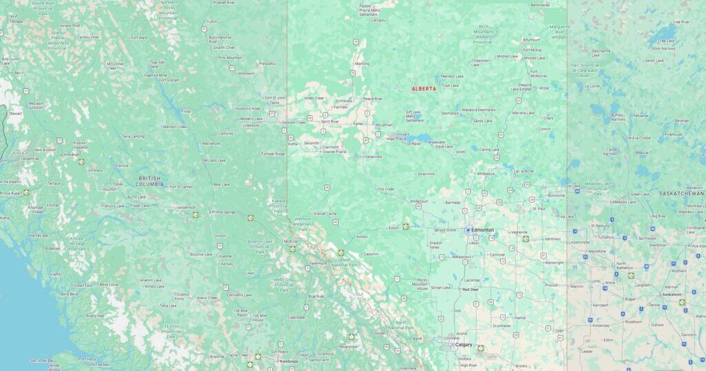 Detailed map highlighting the geography and regional layout of the northern U.S. states.