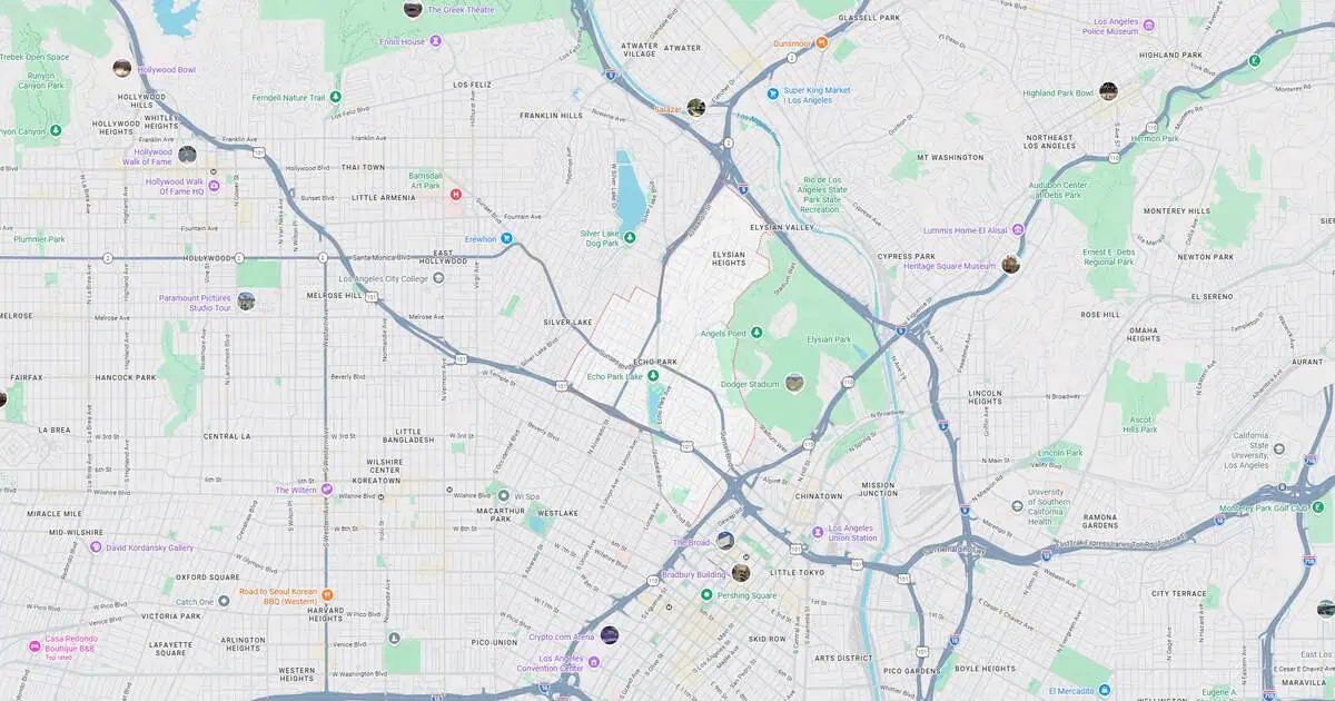 Detailed transit map of downtown city showing bus and train routes, stations, and key transportation hubs for easy navigation.