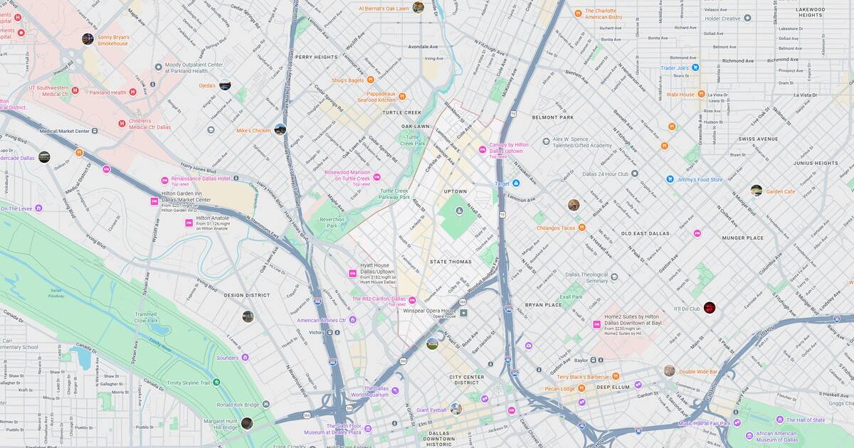 Detailed city map highlighting key locations, transit lines, parks, and points of interest for urban navigation and travel planning.