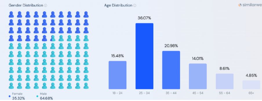 Twilio Website Traffic Demographics
