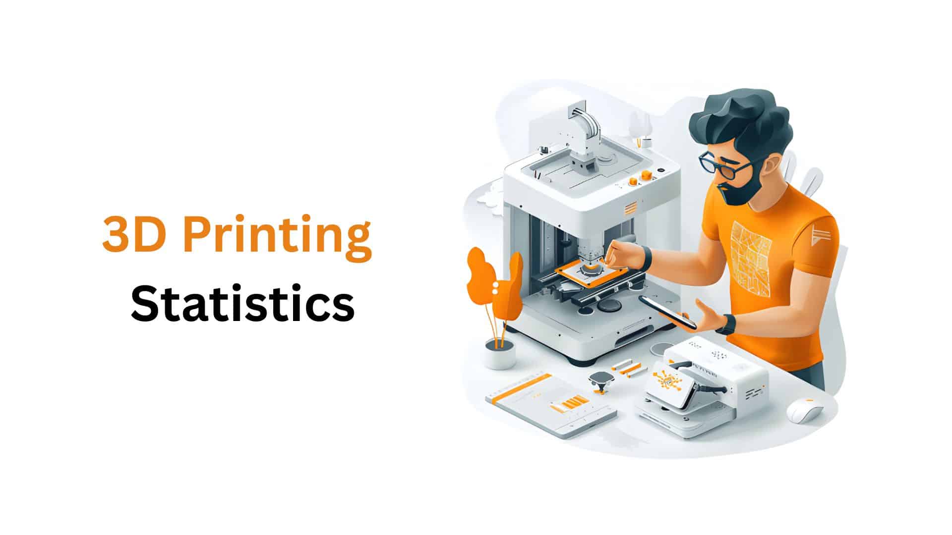 3D Printing Statistics By Market Analysis, Adoption Rates, Trend, Disruptions Impact, Patent, Recent Developments and Facrts (2025)