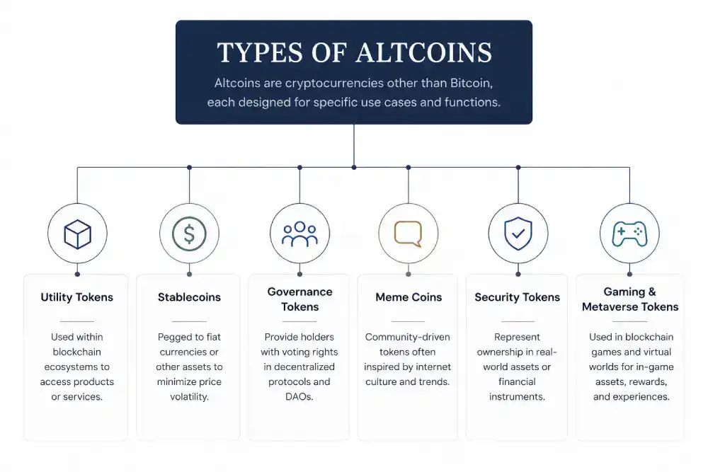 types of altcoins