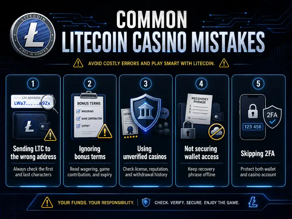 Common Litecoin Casino Mistakes