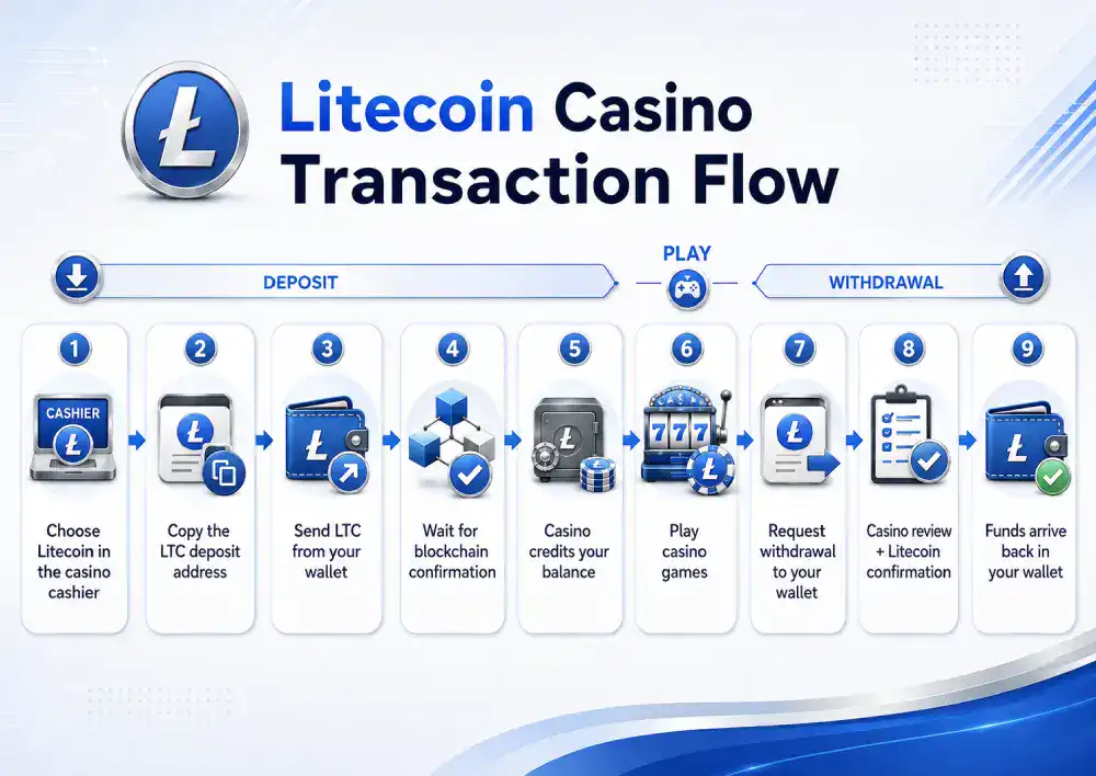 Litecoin Deposit & Withdrawal Flow