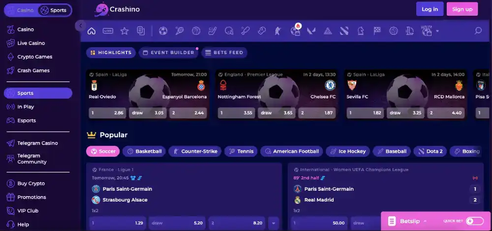 crashino casino