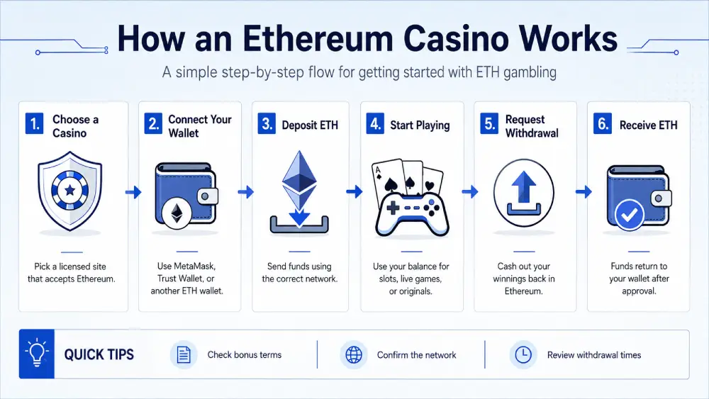 how Ethereum casino works