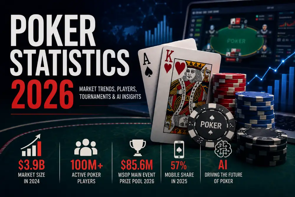 Poker Statistics By Market Size, Players, Revenue, And Prize Money