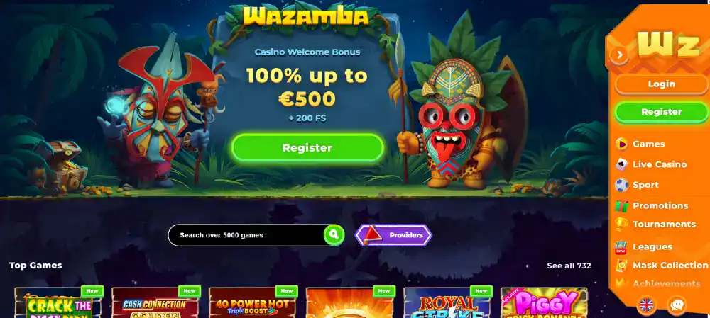 wazamba casino slovenia