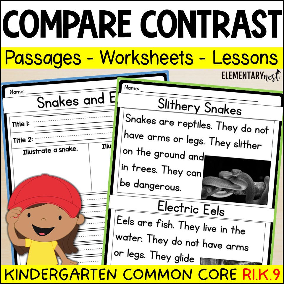 7 Effortless Nonfiction Compare And Contrast Activities: Teaching Ideas for Free Printable Compare And Contrast Worksheets