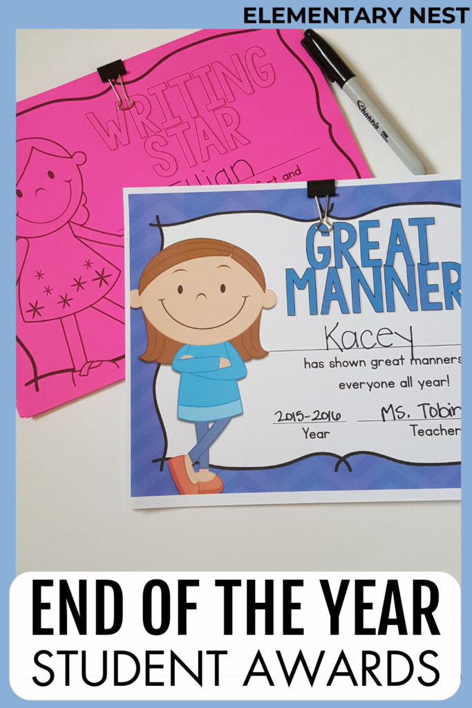 5 Great End Of The Year Activities For Elementary Students A Freebie