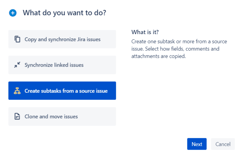 Create an Elements Copy & Sync recipe