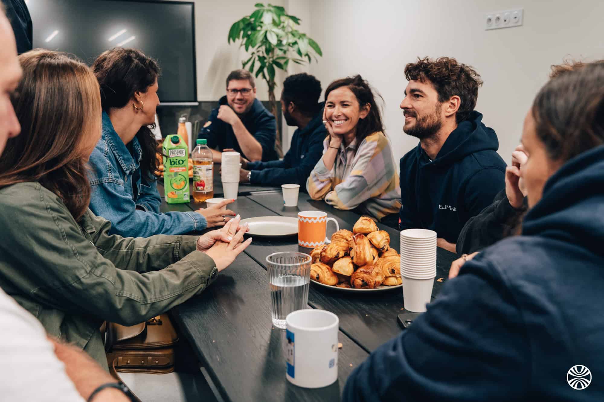 Convivial time at elements apps office