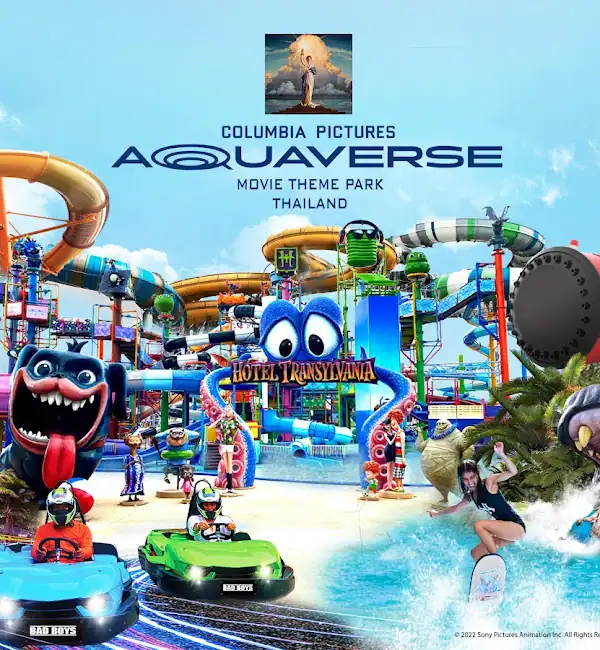 Places to visit in Pattaya Columbia Pictures Aquaverse