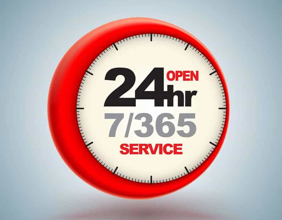 24 hours a day
