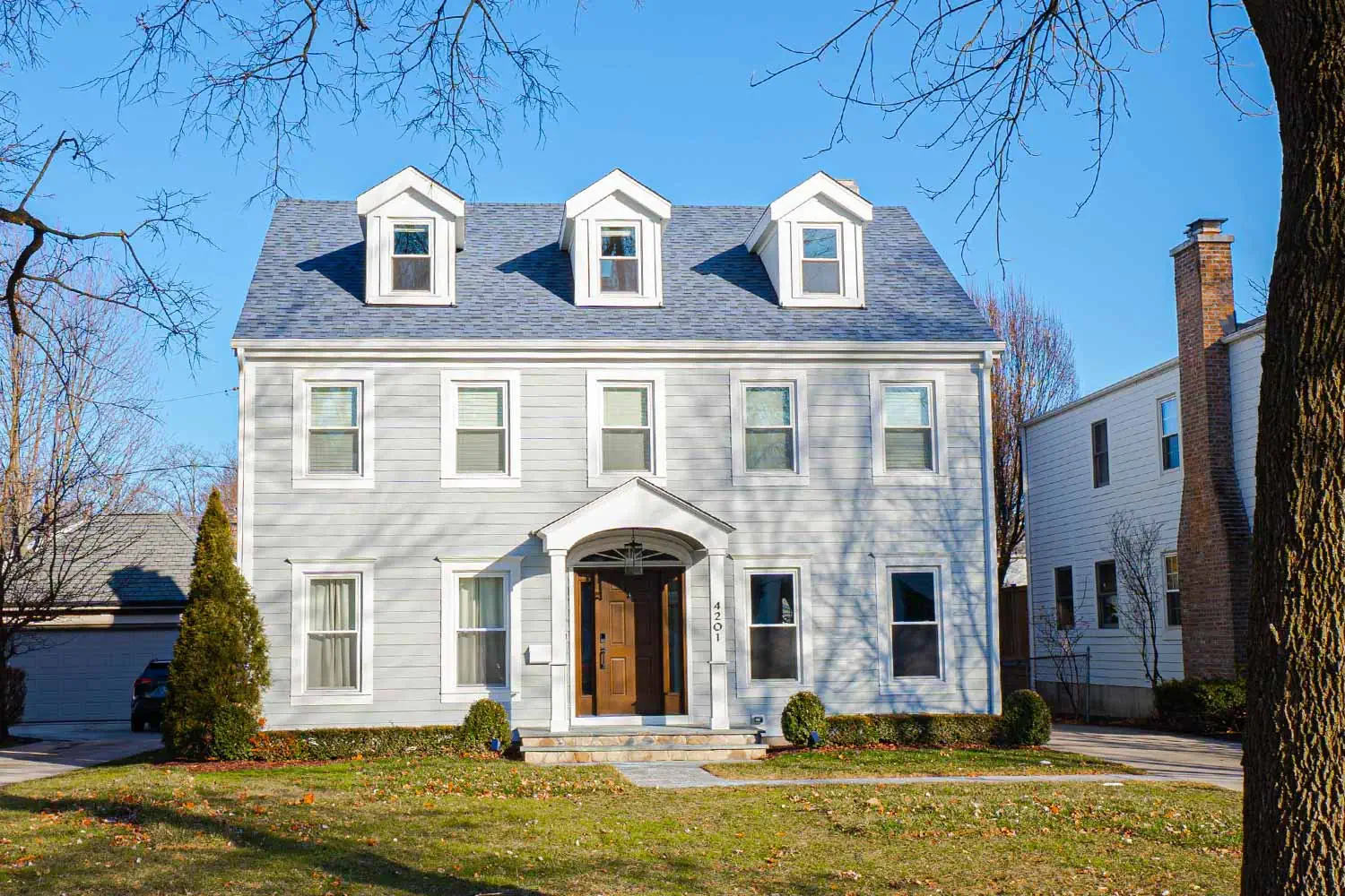 Exterior facelift in La Grange, IL by Elik Homes.