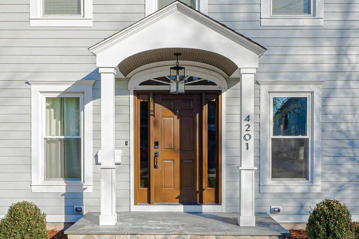 Front porch exterior remodel.