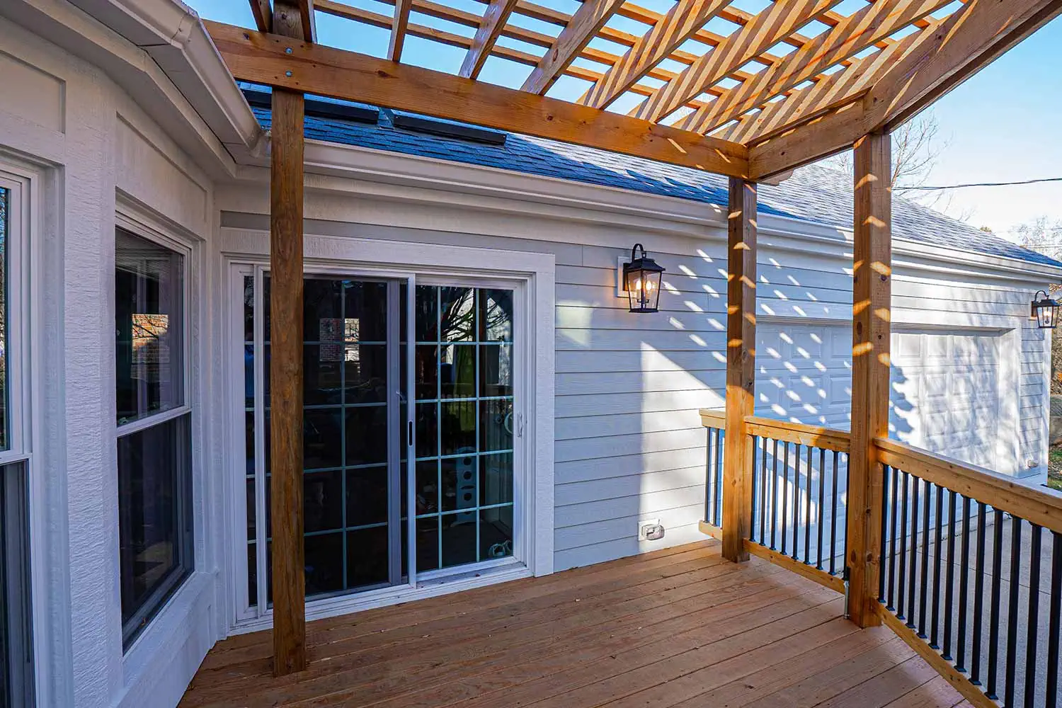 Pergola construction.