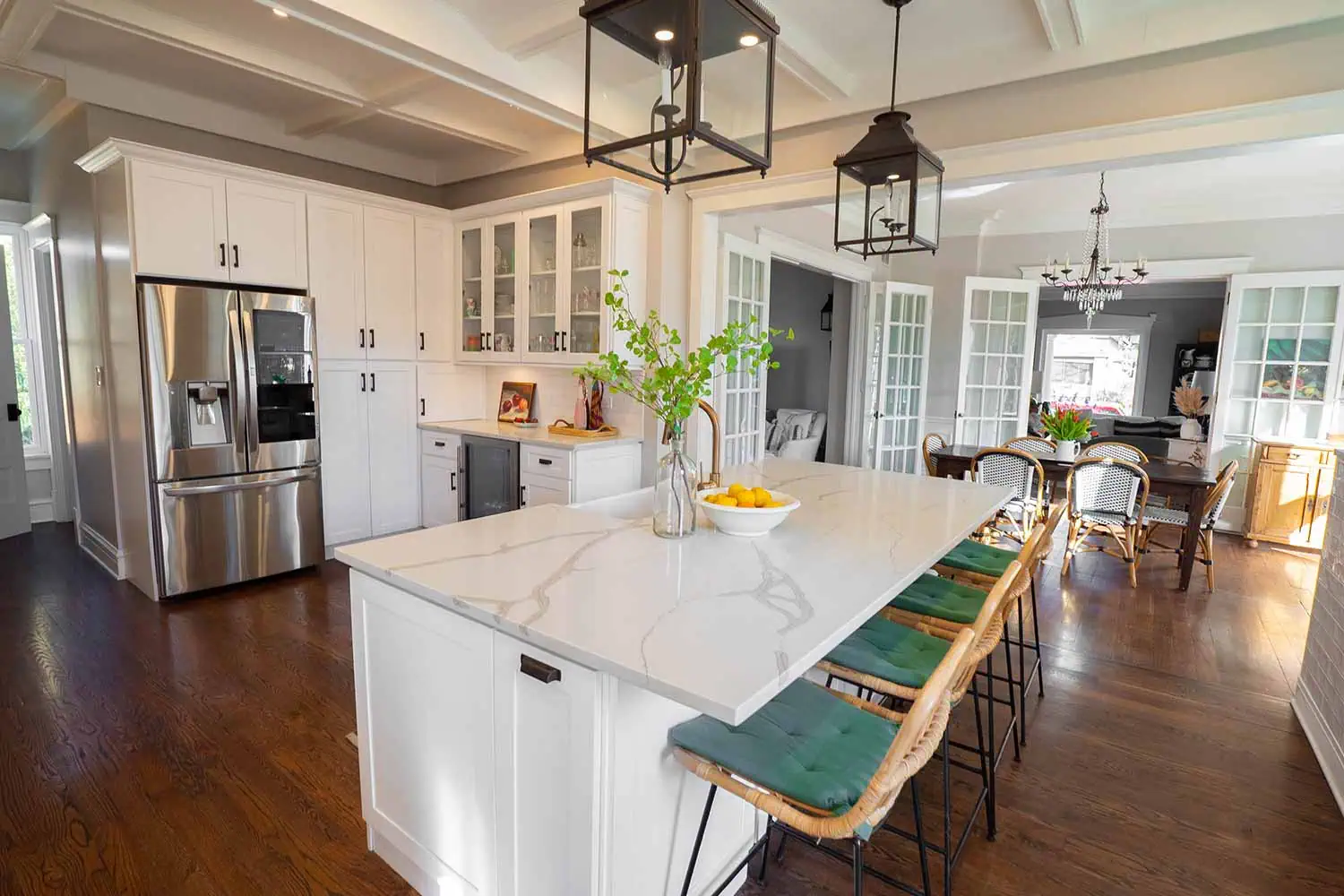 Stylish new kitchen remodel by Elik Homes.