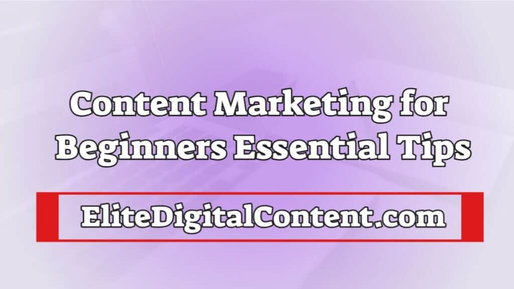 content marketing for beginners