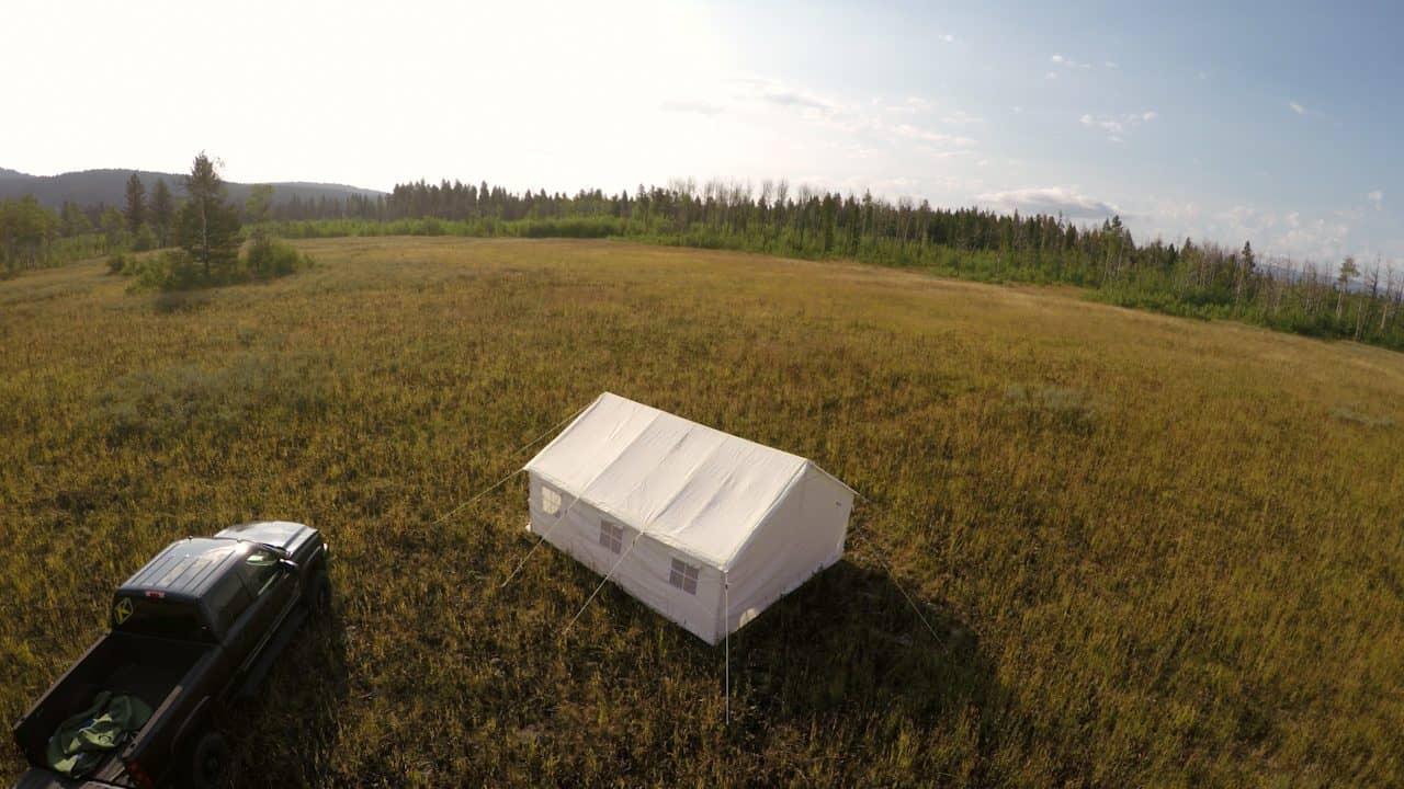 canvas tent