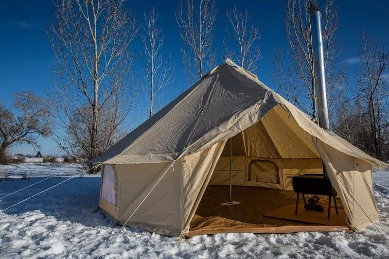 large canvas tent bell tent
