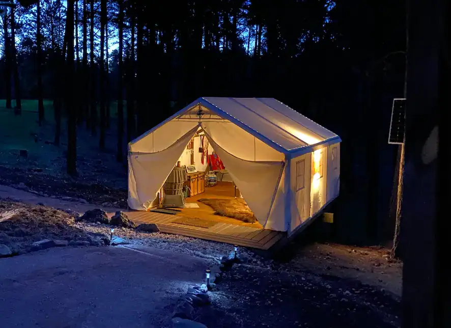 south dakota air bnb tent