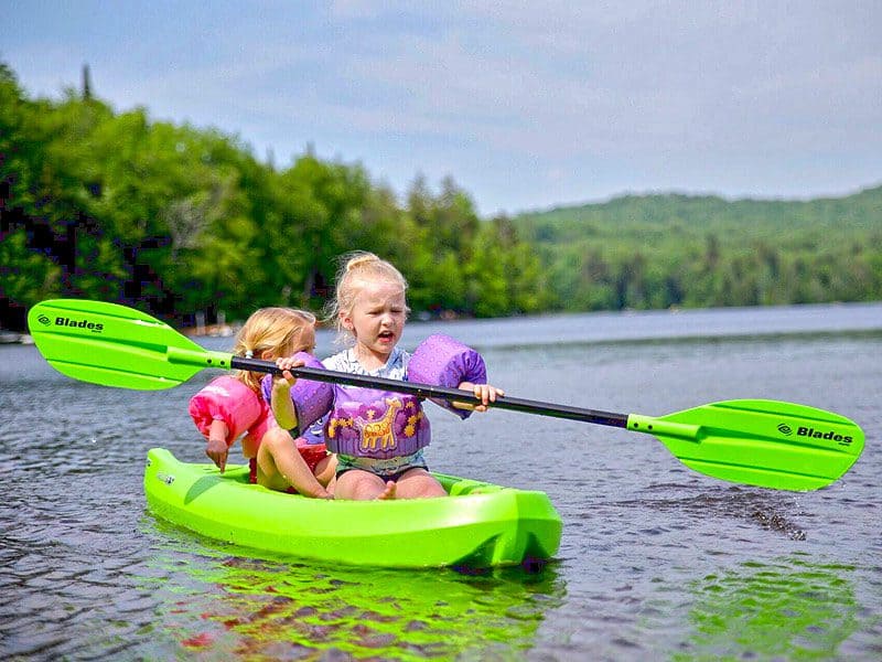 Family camping at Lake George