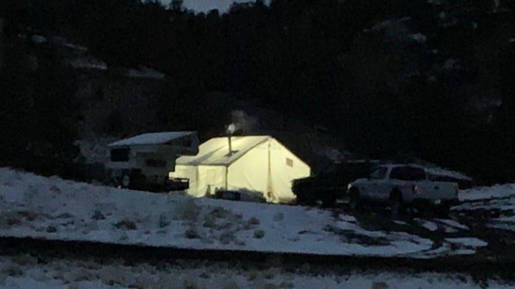 canvas tents with wood stove