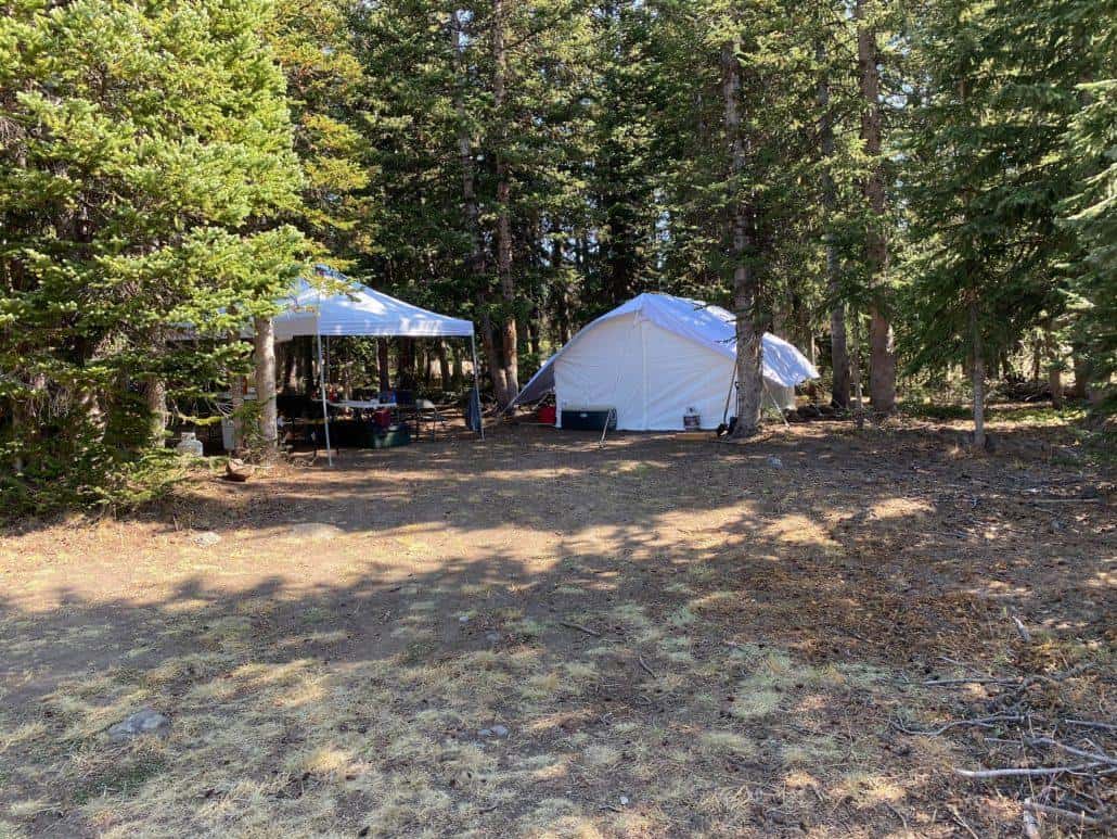 canvas tent setup instructions