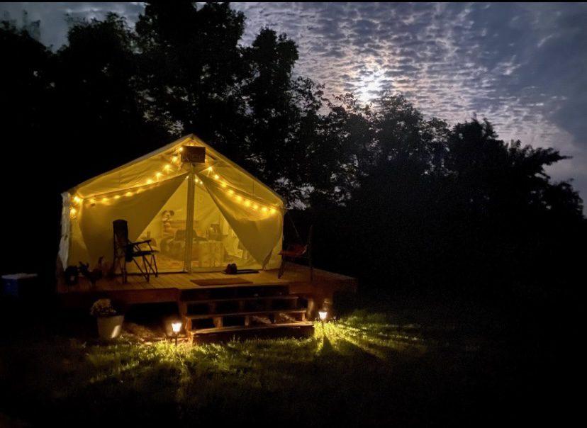 canvas tent setup instructions