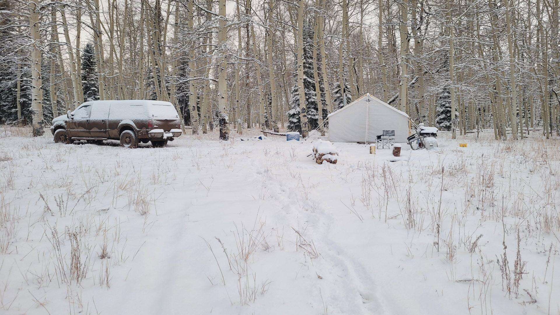military canvas tent