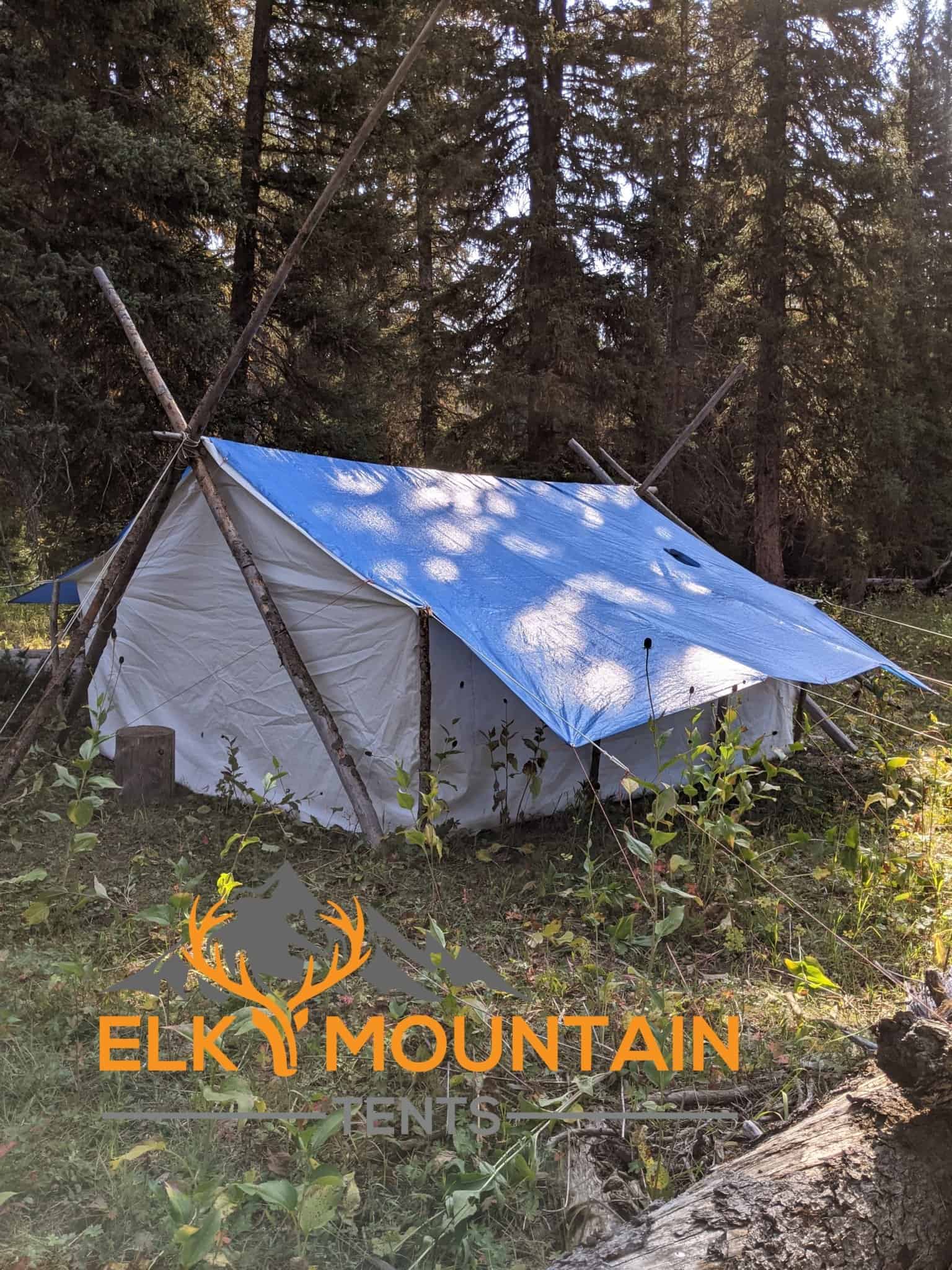 tall tent 6 Person Lighted Instant Pyramid 3+ Season while the removable water Farbe:Titansilber Esazn Outdoor Sauna Hot