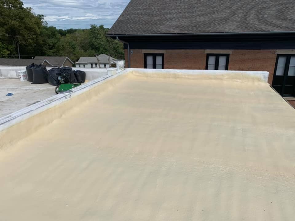 foam roof installation