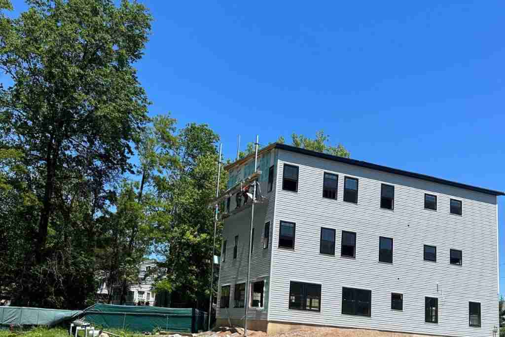 Before and after siding replacement by ElohCorp Constructs