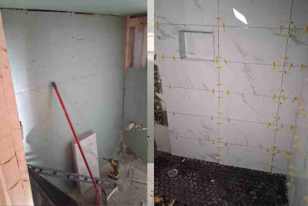 Licensed contractors remodeling kitchen in New Jersey