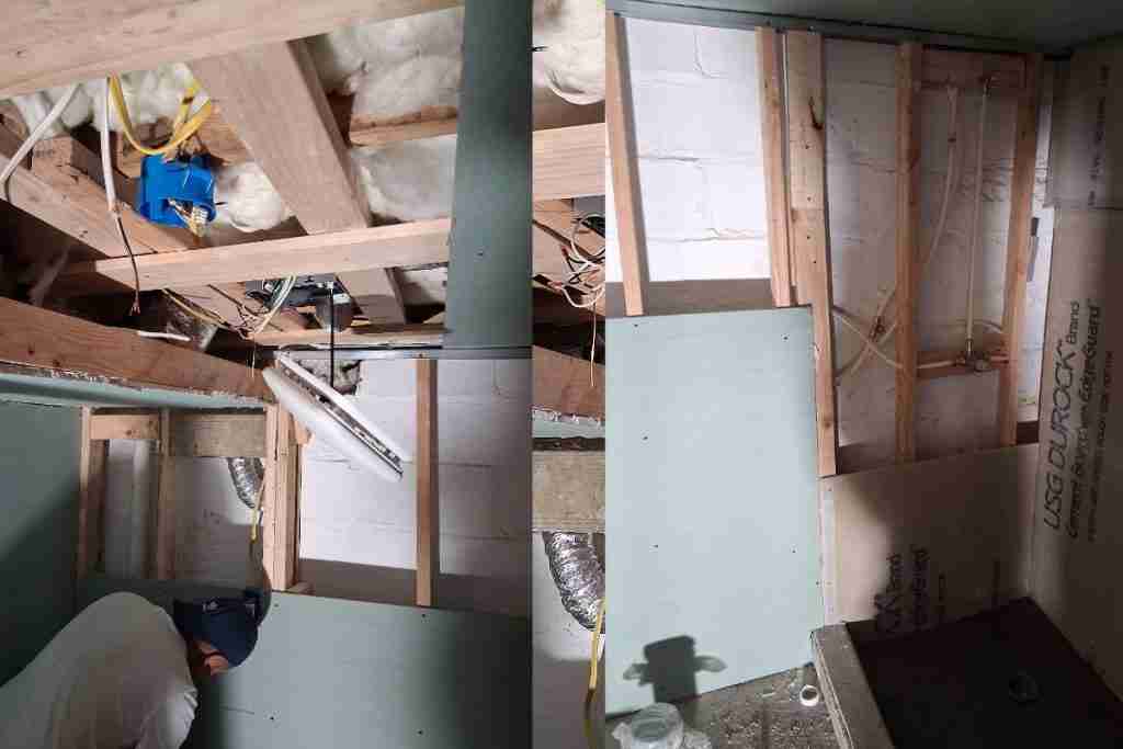 Bathroom vanity and mirror installation – remodeling NJ