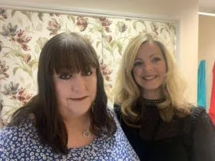 Lisa and Hazel, our trained bra fitters