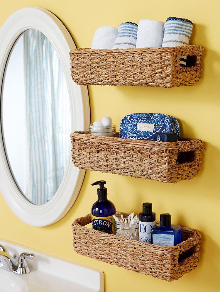 Upcycled Bathroom Storage Ideas