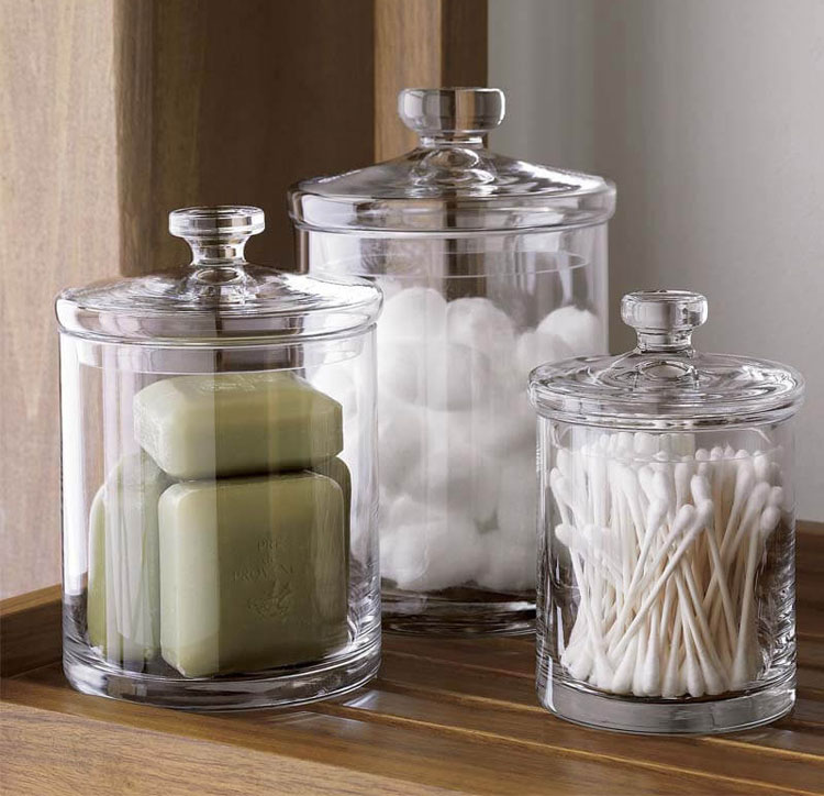 bathroom jars