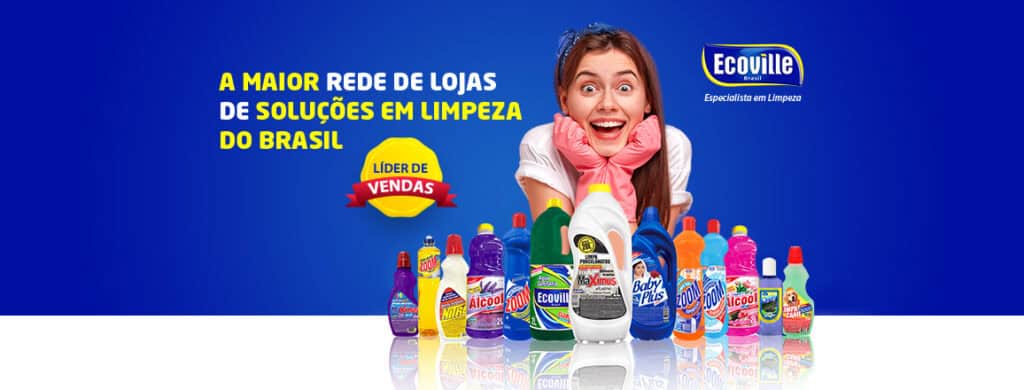 Franquia Ecoville: conheça tudo sobre esse negócio no ramo de limpeza ecoville