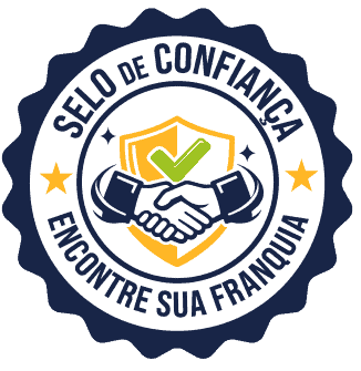 Selo de confiança e tempo encontre sua franquia