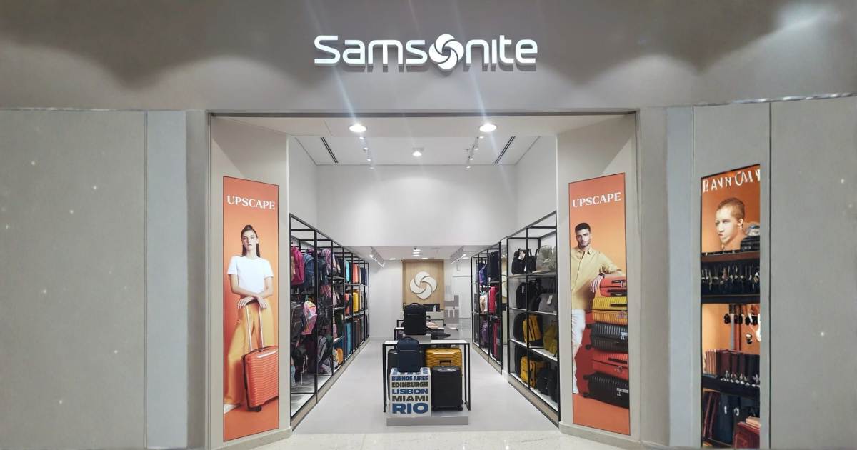modelo de loja samsonite