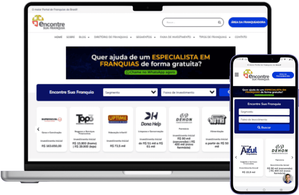 site encontre sua franquia