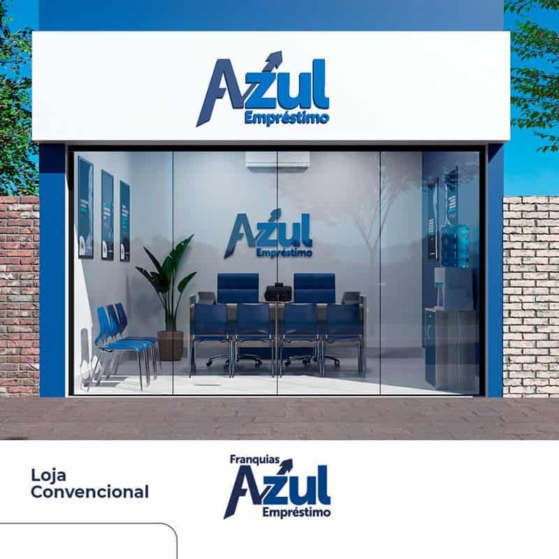 Unidade física de uma franquia Azul Empréstimo.