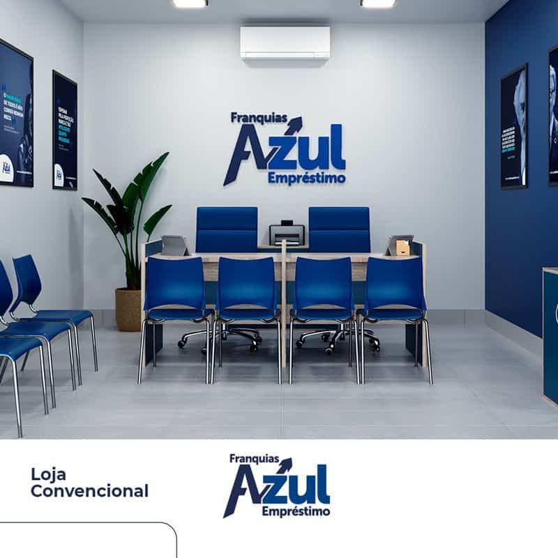 Unidade física de uma franquia Azul Empréstimo.