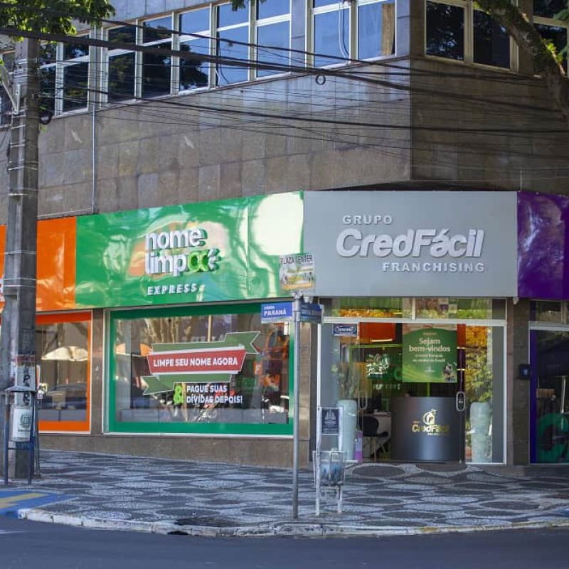 Loja Credfácil, fachada.