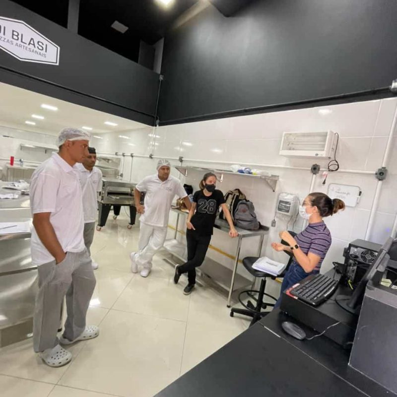 Cozinha de uma unidade da Di Blasi.